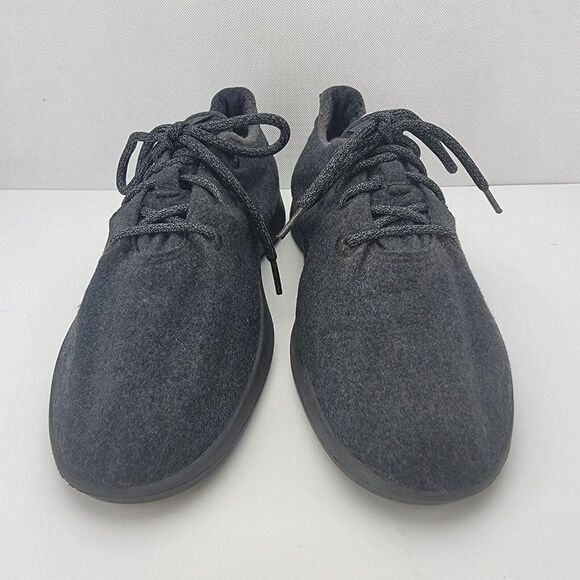Allbirds WR M11 Mens Size 11 Wool Runners Lace Up Charcoal Black Running Shoes - Picture 2 of 7